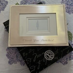 ‘Thank you Bunches’ silver tone frame 8.5x6.5”